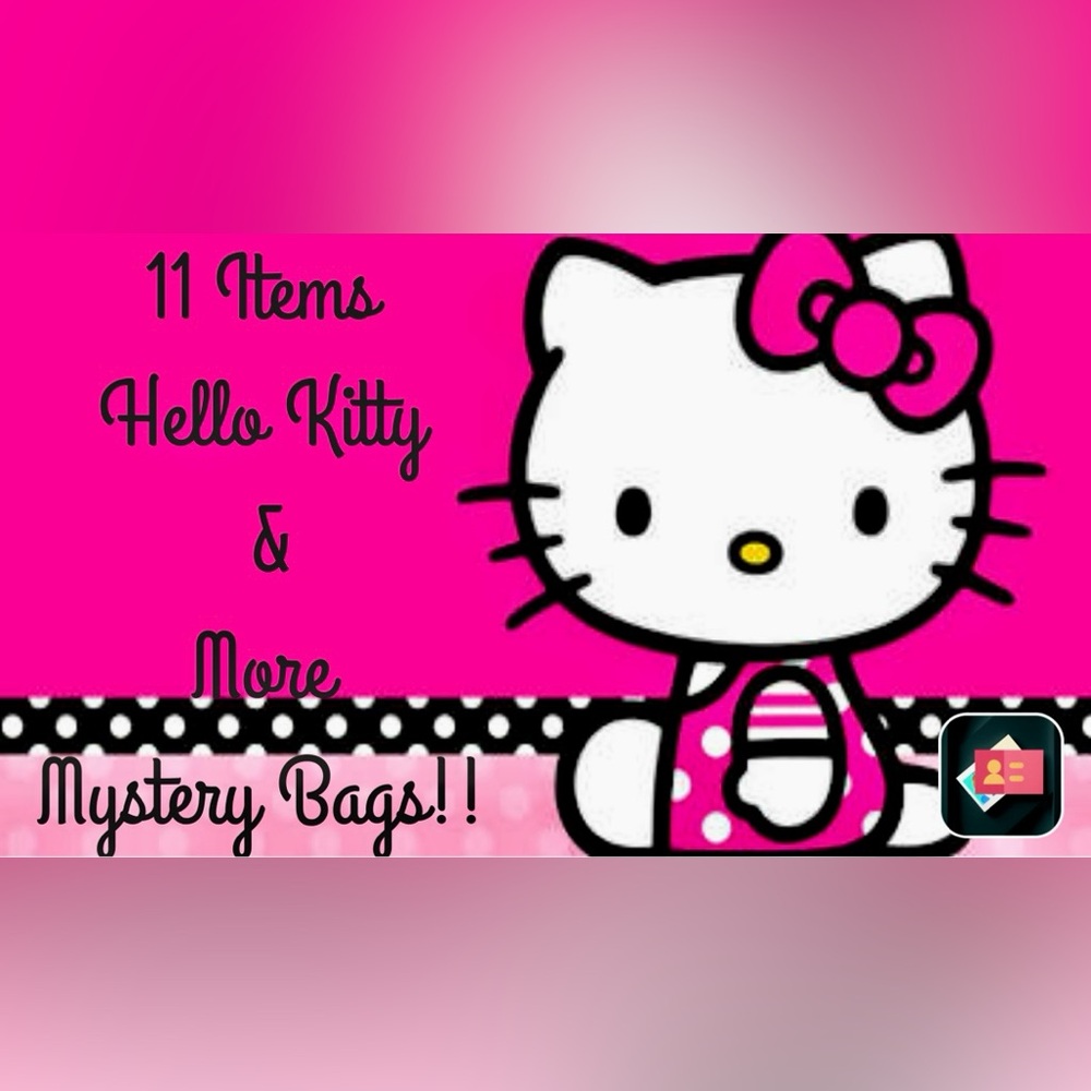 Hello Kitty & Such 11 Items Mystery Goodie Bags!!